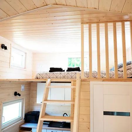 3 Widoki Kiekrz -domki Tiny House Z Prywatna Plaza I Pomostem Nad Jeziorem Kierskim Camping Poznań
