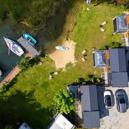 3 Widoki Kiekrz -domki Tiny House Z Prywatna Plaza I Pomostem Nad Jeziorem Kierskim 포즈난