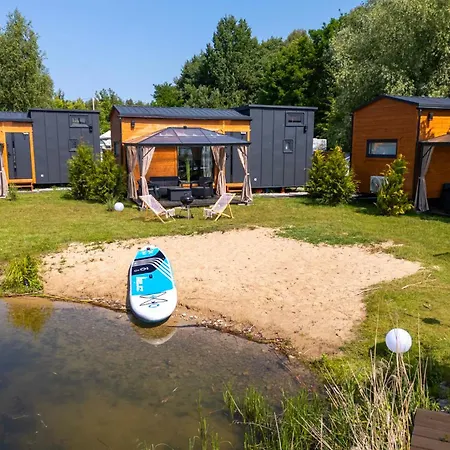 3 Widoki Kiekrz -domki Tiny House Z Prywatna Plaza I Pomostem Nad Jeziorem Kierskim