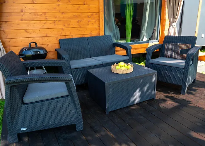 Kemp 3 Widoki Kiekrz -domki Tiny House Z Prywatna Plaza I Pomostem Nad Jeziorem Kierskim *