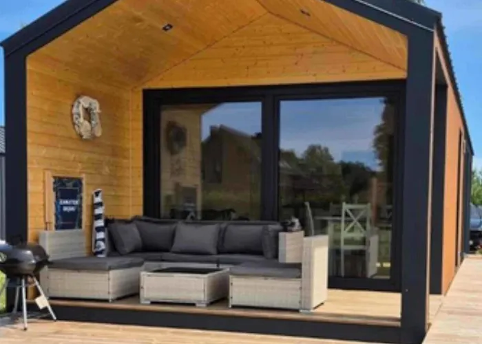 Kemp 3 Widoki Kiekrz -domki Tiny House Z Prywatna Plaza I Pomostem Nad Jeziorem Kierskim *