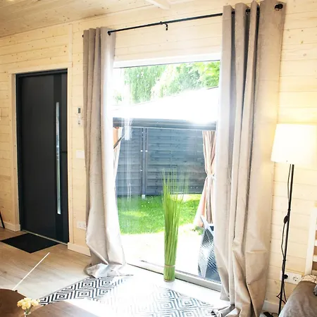 Kamp alanı 3 Widoki Kiekrz -domki Tiny House Z Prywatna Plaza I Pomostem Nad Jeziorem Kierskim Poznan