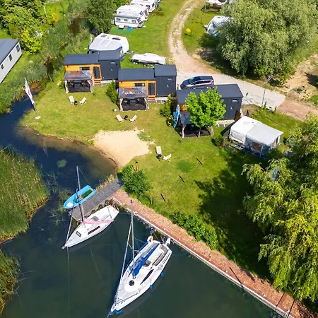 3 Widoki Kiekrz -domki Tiny House Z Prywatna Plaza I Pomostem Nad Jeziorem Kierskim Campingplads
