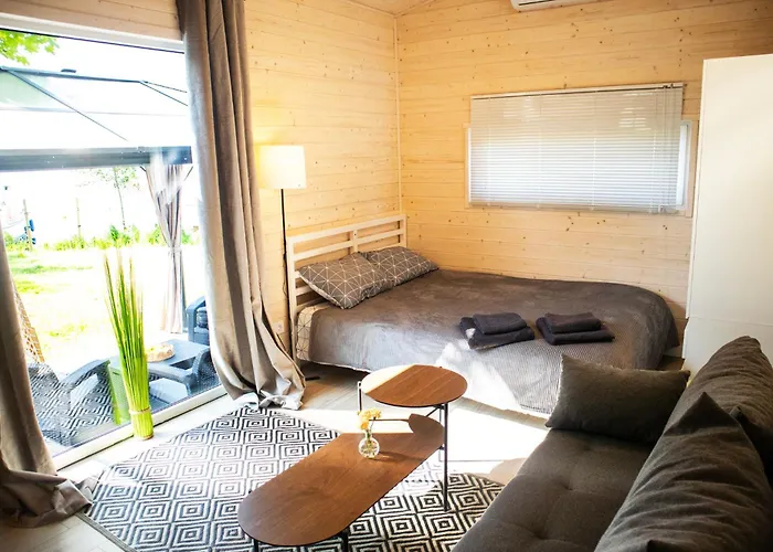 3 Widoki Kiekrz -domki Tiny House Z Prywatna Plaza I Pomostem Nad Jeziorem Kierskim Campsite *