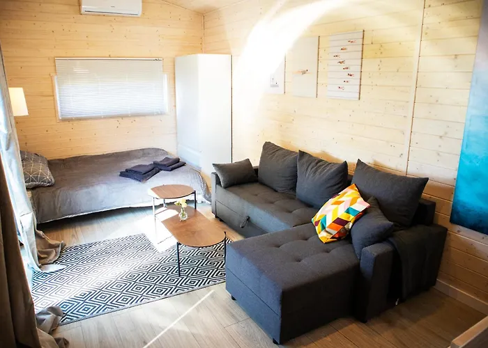 3 Widoki Kiekrz -domki Tiny House Z Prywatna Plaza I Pomostem Nad Jeziorem Kierskim Campsite *