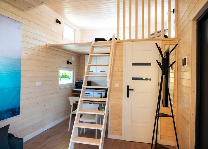 Campsite 3 Widoki Kiekrz -domki Tiny House Z Prywatna Plaza I Pomostem Nad Jeziorem Kierskim
